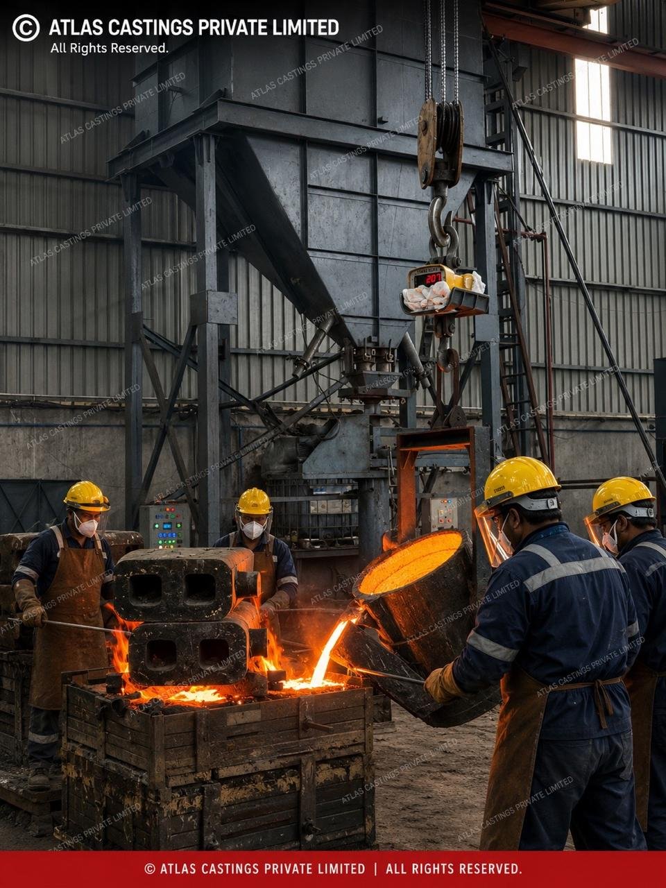 Grey Iron Castings at Atlas Castings